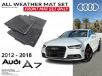 Genuine Oem Front All-weather Rubber Black Floor Mat Set For Audi A7 Quattro S7. Fixed Price $132.55.