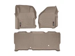 Weathertech Floorliner 1999-2007 Ford Super Duty 1ST & 2ND Row, Tan. Fixed Price $221.90.