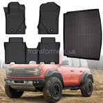 Tpe Floor Mats Liners & Trunk Cargo 2021-2025 Ford Bronco All Weather. Fixed Price $85.59.