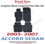 Genuine Oem Honda Accord Sedan Black Floor Mat Set 2003-2007 (83600-SDA-A02ZA). Fixed Price $239.70.
