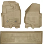Husky Liners Weatherbeater Front Floor Mats Tan 2011 2012 Ford F250 F350. Fixed Price $163.09.