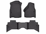 Husky Weatherbeater FRONT/2ND Mats 3PC Fit 09-24 Ram 1500 (19-24 Clsc) Quad Blk. Fixed Price $149.99.