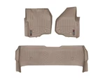 Weathertech Floorliner 2013-2016 Ford Super Duty 1ST & 2ND Row, Tan. Fixed Price $231.90.