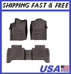 Custom Fit Floorliners For Toyota Tacoma 1ST & 2ND Row (4412991-448722), Black. Fixed Price $329.99.