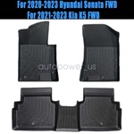 For 2020-2023 Hyundai Sonata Fwd Tpe All-weather Front & Rear Floor Mats Liners. Fixed Price $63.59.