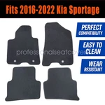 Front & Rear Floor Mats Carpet Waterproof Black Velour For 2016-22 Kia Sportage. Fixed Price $36.19.