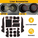 Liner Accessories Red Cup Holder, Console, Door Pocket Inserts For Toyota Tacoma. Fixed Price $18.99.