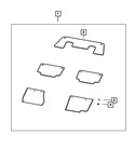 Genuine Mopar Floor Mat Kit 6MN18TX7AA. Fixed Price $169.06.