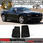 Fits 10-15 Chevrolet Camaro Oe Fitment 2PCS Floor Mats Carpets Black Nylon. Fixed Price $47.99.