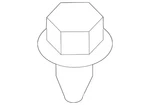 Genuine Honda Floor Carpet Clip 84211-SZA-A01ZA. Fixed Price $54.39.