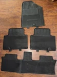 Oem Hyundai Santa Fe 7-PASSENGER 4-PIECE All Weather Floor Mat Set B8013-ADU00. Fixed Price $74.99.