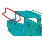 W466000DELUXE Brothers Trucks Windshield Weatherstrip Seal For Chevy C10 Panel. Fixed Price $69.78.