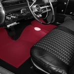 For Chevy Impala 1961-1972 Oer M63002 1ST & 2ND Row Red Rubber Floor Mat Set. Fixed Price $443.20.