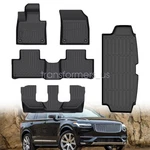Tpe Floor Mats & Trunk Cargo Liners Black For 2016-2025 Volvo XC90 Phev 7 Seats. Fixed Price $117.19.