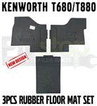 Custom Heavy-duty Rubber Floor Mats Fits Kenworth T680 & T880 Auto Manual. Fixed Price $89.99.