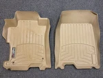 Weathertech Liners Floor Mats 2008 - 2012 Honda Accord , 1ST Row Tan. Fixed Price $75.00.