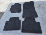 Floor Mat Carpet Set Black/red 17-23 Alfa Romeo Giulia Quadrifoglio. Fixed Price $140.00.