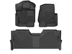 Husky Weatherbeater Floor Liners Fit 17-26 Ford F250/F350/F450 FRONT/2ND 3PC Blk. Fixed Price $127.49.