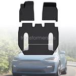 Front & 2ND 3RD Tpe Floor Mats Liners Set For 2022-2025 Tesla Model X 6-SEATS. Fixed Price $87.99.