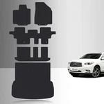 Toughpro Floor Mats + 3RD Cargo Black For Infiniti QX60 All Weather 2014-2021. Fixed Price $152.95.