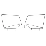 Rugged Ridge Upper Door Skin Frames Fits 87-95 Jeep Wrangler Yj. Fixed Price $229.99.
