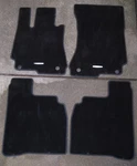 07-13 Mercedes-benz W221 Class Oem Front & Rear Floor Mat Set Of 4 (black). Fixed Price $180.00.
