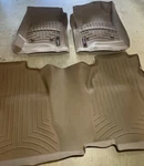 Weathertech Floor Liner For Silverado/sierra Crew Cab 1ST & 2ND Row Tan 14-19. Fixed Price $200.00.