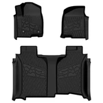 Lasfit Floor Mats For 2019-2026 Chevy Silverado Gmc Sierra 1500 Double Cab Tpe. Fixed Price $149.00.