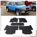 Fits 07-14 Toyota Fj Cruiser Heavy Duty Latex Floor Mats Carpets Black 5PCS Set. Fixed Price $64.99.