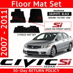 2007-2011 Genuine Honda Civic 4DR Si Black Carpet Floor Mats 83600-SNX-A01ZA. Fixed Price $290.47.