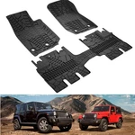 Floor Mats For 2014-2018 Jeep Wrangler Jk 4-DOOR, Oem Replacement 82213860, C.... Fixed Price $172.56.
