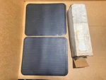 Gm 994725 Rear Rubber Floor Mat -- Set Black 1978-1981 Camaro Firebird. Fixed Price $140.00.