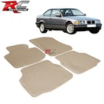 Fits 92-98 Bmw E36 3-SERIES Floor Mats Carpet Front & Rear Beige 4PC Nylon. Fixed Price $49.99.