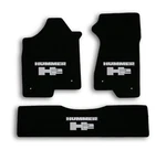 2003-2007 Hummer H2 Black Classic Loop Carpet 3PC Mats Silver Logo. Fixed Price $333.98.