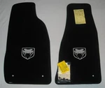 Lloyd Velourtex Black Floor Mats Silver Fangs Logo 2003-2006 Dodge Viper SRT-10. Fixed Price $138.99.