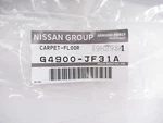 Genuine Oem Nissan G4900-JF31A Carpeted Floor Mat Set W/ Metal Logo 2009-21 Gt-r. Fixed Price $284.79.