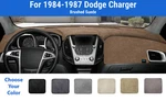 Dashboard Mat Cover For 1984-1987 Dodge Charger (brushed Suede). Fixed Price $78.95.
