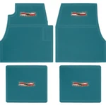 Oer 4 Piece Turquoise Ribbed Rubber Floor Mat Set For 1955-1957 Chevy Bel Air. Fixed Price $169.98.