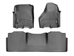 Weathertech Floorliner For 2012-2012 Ram 2500/3500 1ST & 2ND Row, Black. Fixed Price $221.90.