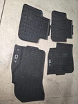 Audi Q7 All Weather Floor Rubber Mats Genuine Set Oem 2017-2026. Fixed Price $200.00.