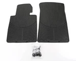 Genuine New Set Of 2 Front Rubber All Weather Floor Mats Black For Bmw E46. Fixed Price $90.46.