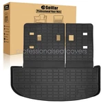 Fits 2020-2025 Kia Telluride 4DR Tpe Rear Backrest Mats Trunk Cargo Liner Black. Fixed Price $51.89.