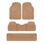 Beige 4PC Rubber Floor Car Suv Heavy Duty All Season Mats Liner Trim Fit. Fixed Price $49.90.