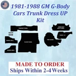1981-1988 Gm G-body Pc Trunk Dress Up Kit Charcoal Heather Carpet #SKY-TKT-005. Fixed Price $429.99.