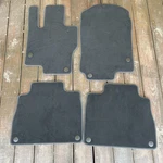 Oem Genuine Mercedes Benz Black Carpet Velour Floor Mats A167-680-0510-9J74. Fixed Price $99.95.