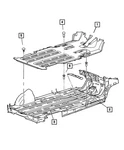 Genuine Mopar Floor Carpet Rear Air Conditioning 1AE18WL8AA. Fixed Price $113.13.