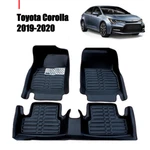 For Toyota Corolla 2019-2022 Car Front & Rear Floor Mats All-weather Liner Pad. Fixed Price $39.77.