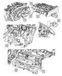 Genuine Mopar 2008-2014 Dodge Avenger Front Tunnel Silencer Diesel 5155657AD. Fixed Price $137.69.