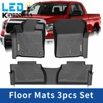 3D Molded Floor Mats Tpe Liners For 2014-2021 Toyota Tundra Crewmax & Double Cab. Fixed Price $66.49.