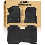 Floor Mats Liners Set Black For 2024-2025 Chevy Silverado Wt All Weather Tpe. Fixed Price $80.09.